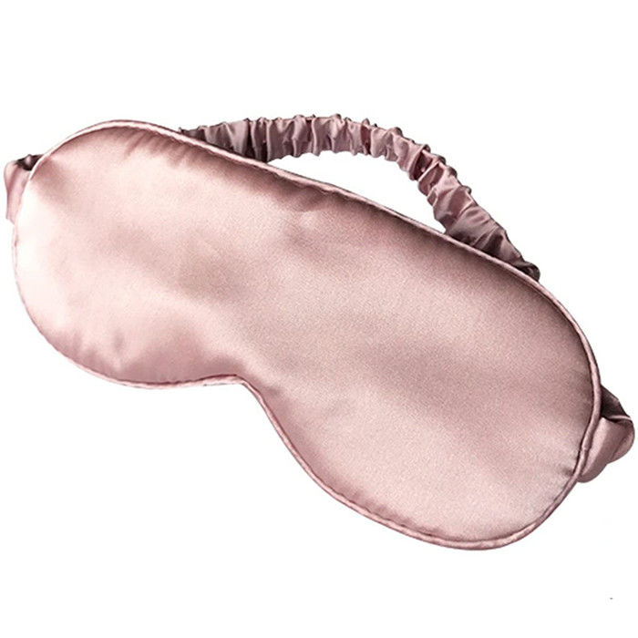 Silk Satin Eye Cover Elastic Soft Night Eye Shades ODM Customized