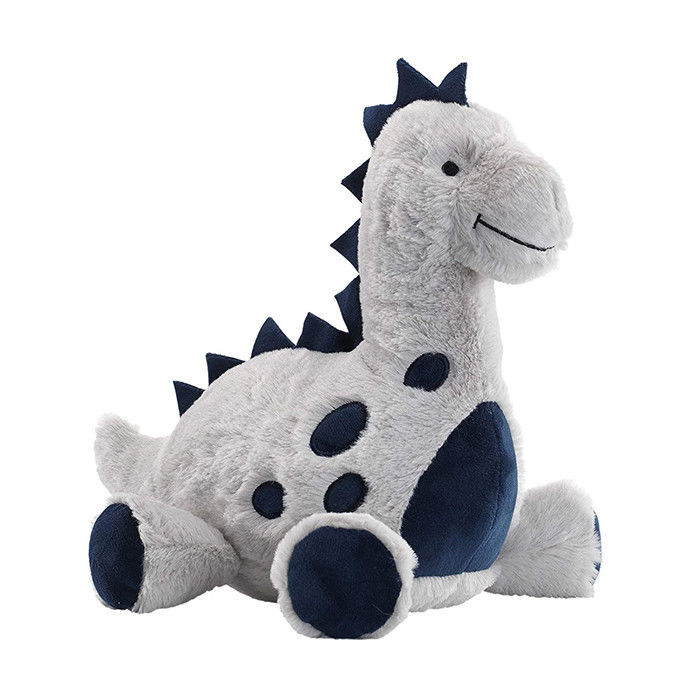 Baby Dinosaur Polyester Stuffed Animals Toy Blue Gray PP Cotton Plush